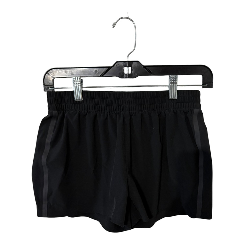 Outerknown Active Womens Black Elastic Waist Athletic Running Shorts XS